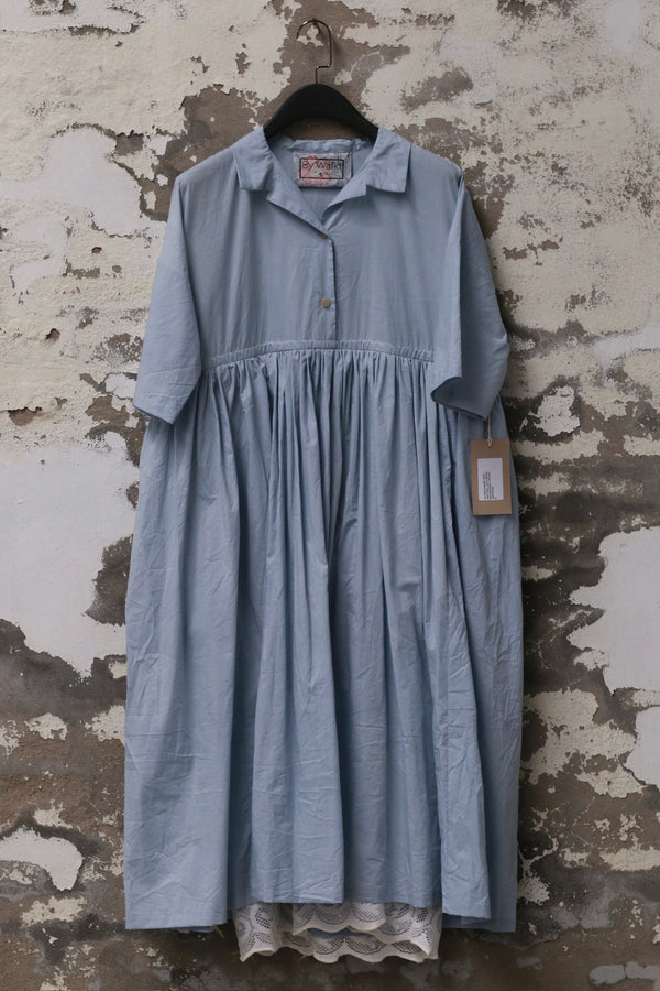 By Walid Vintage Lace Blend Dress Antique Fabric UK BW-141222W-CAYENNE